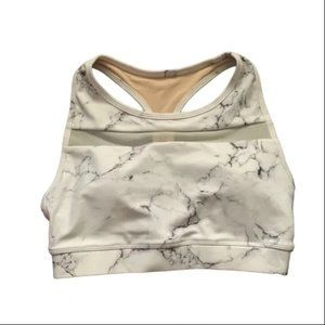 ⚡️Buffbunny White Marble Nova Sports Bra/Crop top